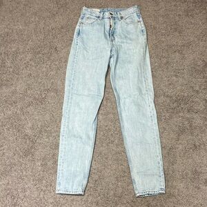 Gap high rise mom jeans